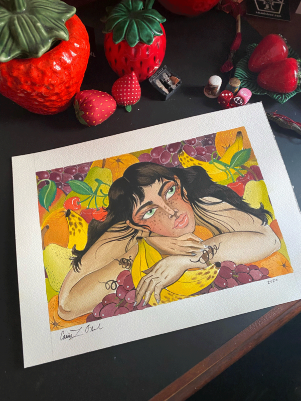 Fruit Babe original painting