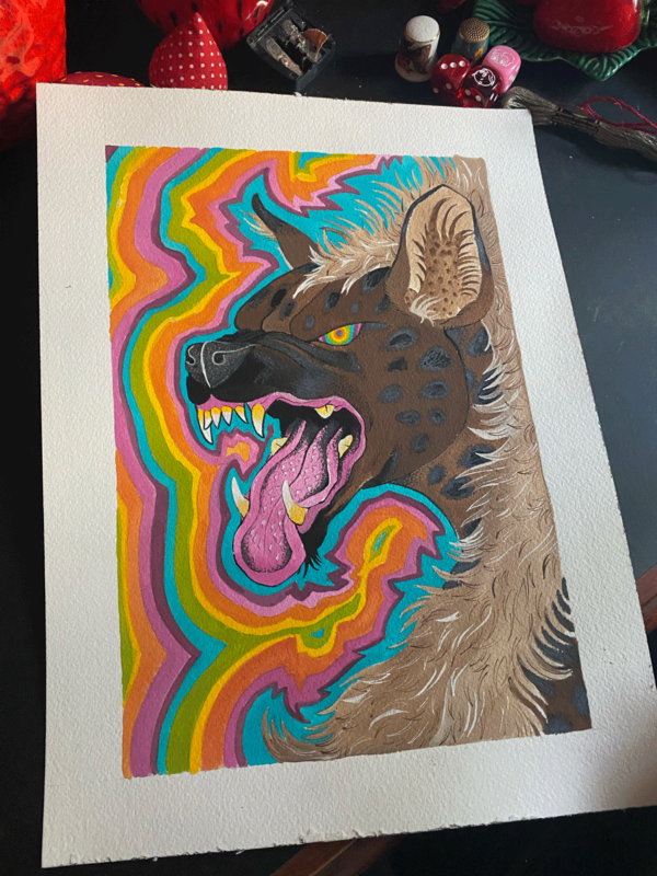 Hyena painting original